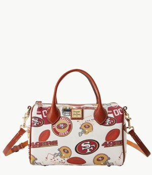 Red Dooney And Bourke NFL 49ers Barrel Women's Satchel Bags | 62BQRHWPD