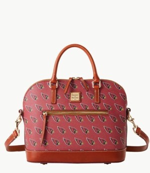 Red Dooney And Bourke NFL Az Cardinals Domed Zip Women's Satchel Bags | 89NXHUVEO