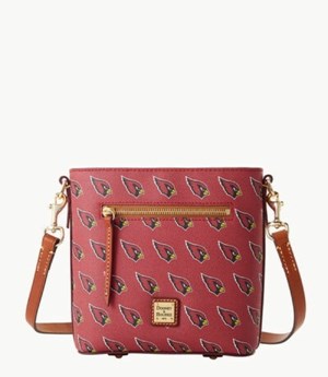 Red Dooney And Bourke NFL Az Cardinals Small Zip Women's Crossbody Bags | 52OUXIKYJ