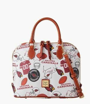 Red Dooney And Bourke NFL Az Cardinals Zip Zip Women's Satchel Bags | 74OUFLVZQ