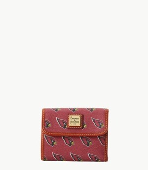 Red Dooney And Bourke NFL Cardinals Flap Credit Women's Wallets | 74ERZOSKU