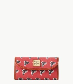 Red Dooney And Bourke NFL Falcons Continental Women's Clutch Bag | 80QHKEFMG