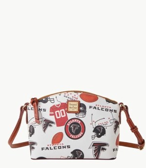 Red Dooney And Bourke NFL Falcons Suki Women's Crossbody Bags | 32JDHBVUR