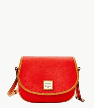 Red Dooney And Bourke Pebble Grain Hallie Women's Crossbody Bags | 01BSWDJTK