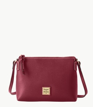 Red Dooney And Bourke Saffiano Women's Crossbody Bags | 69SQZVHTC