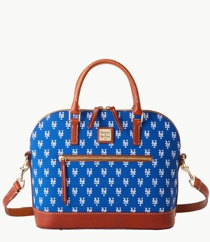 Royal Dooney And Bourke MLB Mets Domed Zip Women's Satchel Bags | 23DSQIGPB