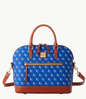 Royal Dooney And Bourke MLB Royals Domed Zip Women's Satchel Bags | 50PYMAVGN