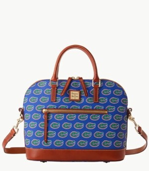 Royal Dooney And Bourke NCAA Florida Domed Zip Women's Satchel Bags | 15WUDNISR