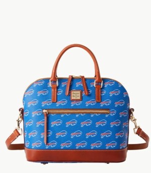 Royal Dooney And Bourke NFL Bills Domed Zip Women's Satchel Bags | 30BODJZSW