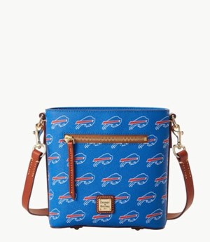 Royal Dooney And Bourke NFL Bills Small Zip Women's Crossbody Bags | 85BZQSYKF