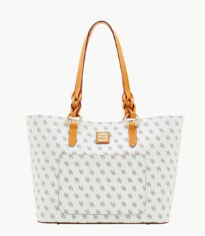 White Dooney And Bourke Blakely Tammy Women's Tote Bags | 51CAEYPIW