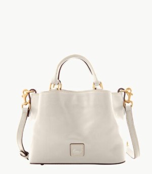 White Dooney And Bourke Florentine Mini Barlow Women's Satchel Bags | 42OVEHAYK