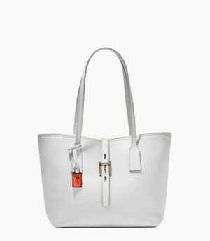 White Dooney And Bourke Henrys Medium Women's Tote Bags | 14DYRTEMO