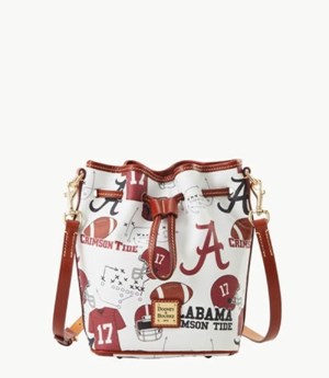 White Dooney And Bourke NCAA University Of Alabama Small Women's Crossbody Bags | 48LVXCUDK