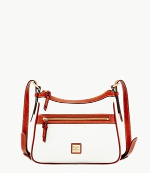 White Dooney And Bourke Pebble Grain Piper Women's Crossbody Bags | 92HUJTLBN