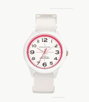 White Dooney And Bourke Poppy Sport Women's Watches | 25HTCXMPB