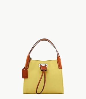 Yellow Dooney And Bourke Oncour Twist Tiny Full Up Women's Shoulder Bags | 04FZXHNQG