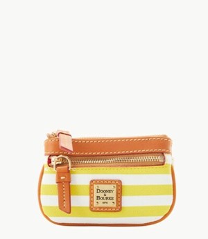 Yellow Dooney And Bourke Sullivan Coated Cotton Small Women's Wallets | 28CJULTNR