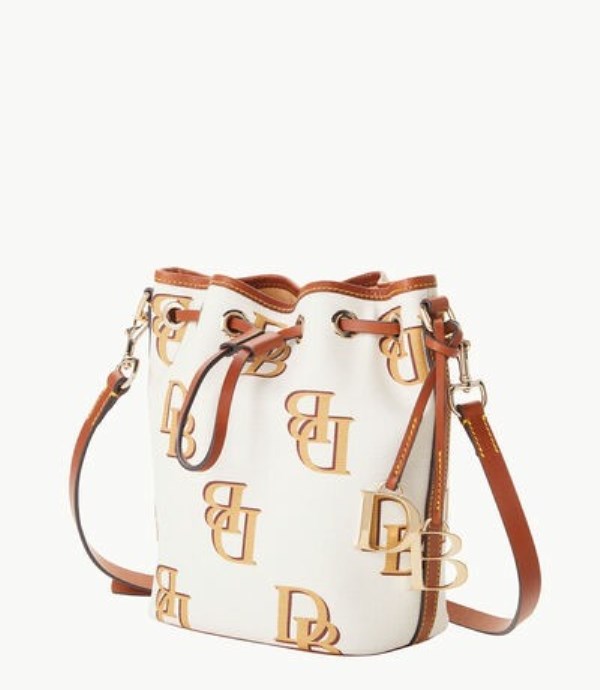 Beige Dooney And Bourke Monogram Small Women's Crossbody Bags | 38PQGTAHF