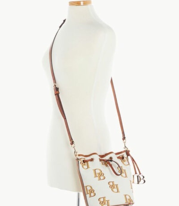 Beige Dooney And Bourke Monogram Small Women's Crossbody Bags | 38PQGTAHF