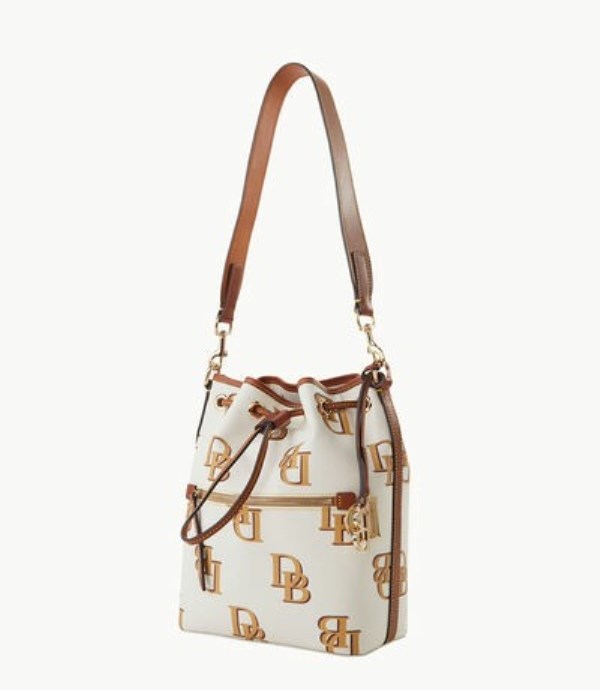 Beige Dooney And Bourke Monogram Women's Shoulder Bags | 90QCJKAMN