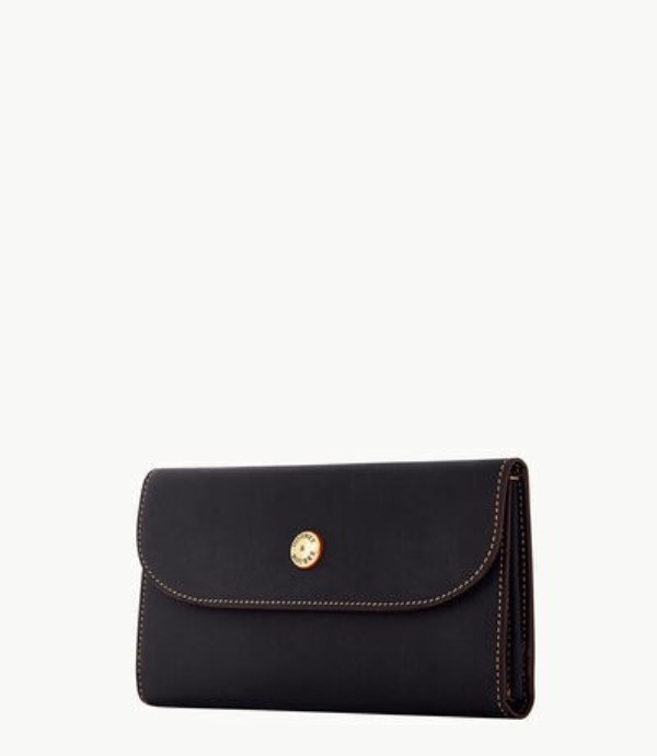 Black Dooney And Bourke Alto Slim Continental Women's Clutch Bag | 71AWJPECX