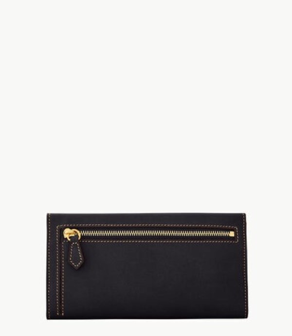 Black Dooney And Bourke Alto Slim Continental Women's Clutch Bag | 71AWJPECX