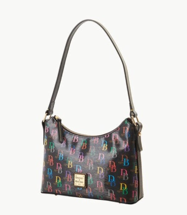 Black Dooney And Bourke DB75 Multi Baguette Women's Shoulder Bags | 63PTWQHBS