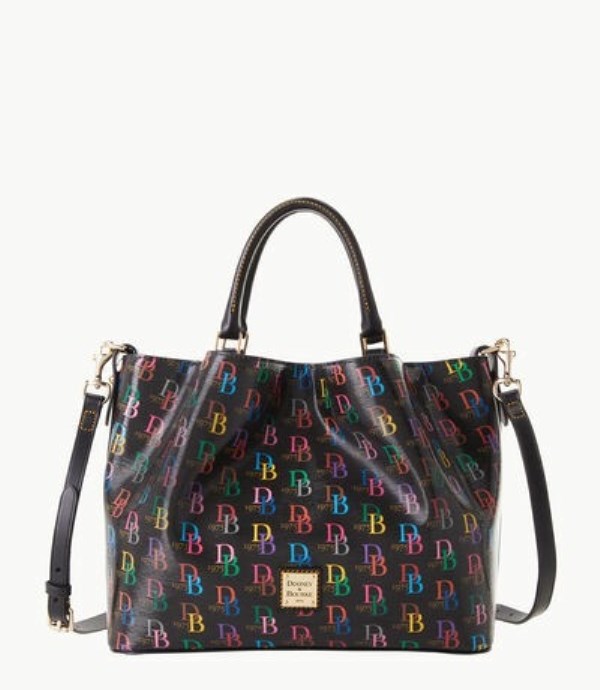 Black Dooney And Bourke DB75 Multi Brenna Women\'s Satchel Bags | 20JMGVXAN