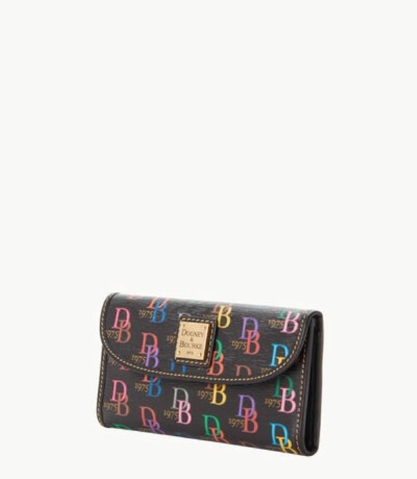 Black Dooney And Bourke DB75 Multi Continental Women's Clutch Bag | 69BFCEXUM