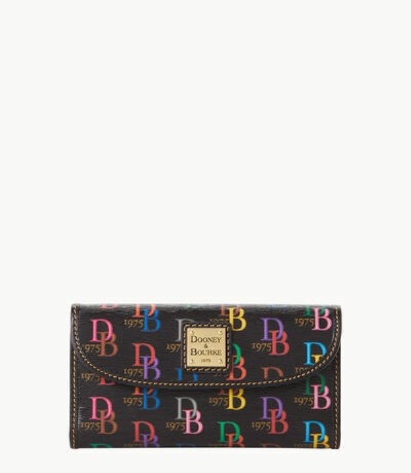 Black Dooney And Bourke DB75 Multi Continental Women\'s Clutch Bag | 69BFCEXUM