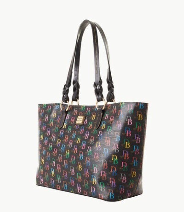 Black Dooney And Bourke DB75 Multi Nelly Women's Tote Bags | 86IBGAMZS