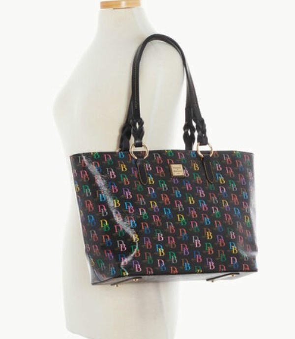 Black Dooney And Bourke DB75 Multi Nelly Women's Tote Bags | 86IBGAMZS