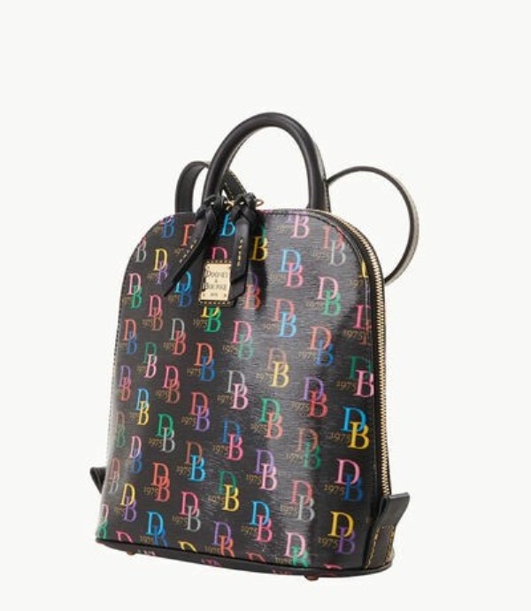 Black Dooney And Bourke DB75 Multi Small Zip Pod Women's Backpacks | 08MOTCZJA