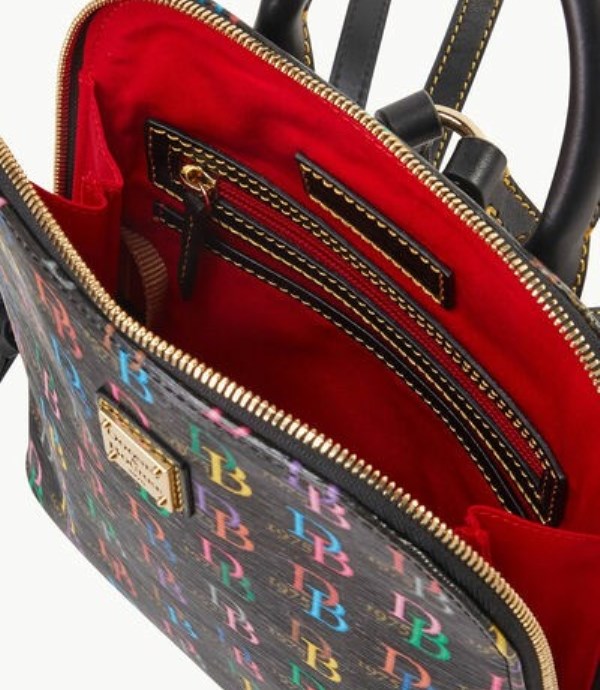 Black Dooney And Bourke DB75 Multi Small Zip Pod Women's Backpacks | 08MOTCZJA