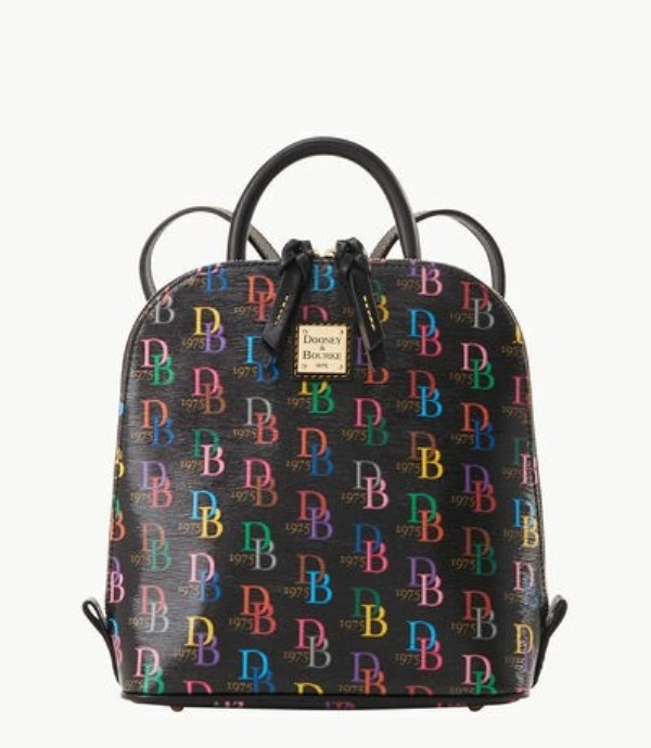 Black Dooney And Bourke DB75 Multi Small Zip Pod Women\'s Backpacks | 08MOTCZJA