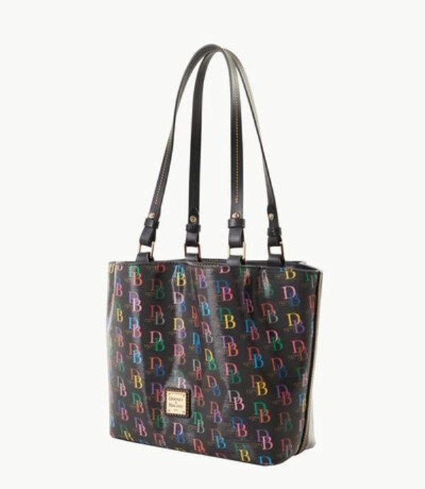 Black Dooney And Bourke DB75 Multi Small Flynn Women's Shoulder Bags | 43LDSHXBC