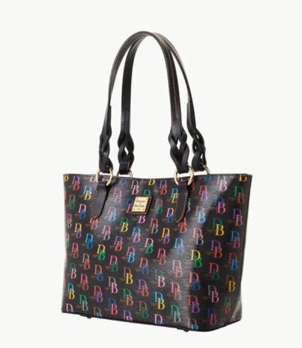 Black Dooney And Bourke DB75 Multi Small Nelly Women's Tote Bags | 56DBCEFAH