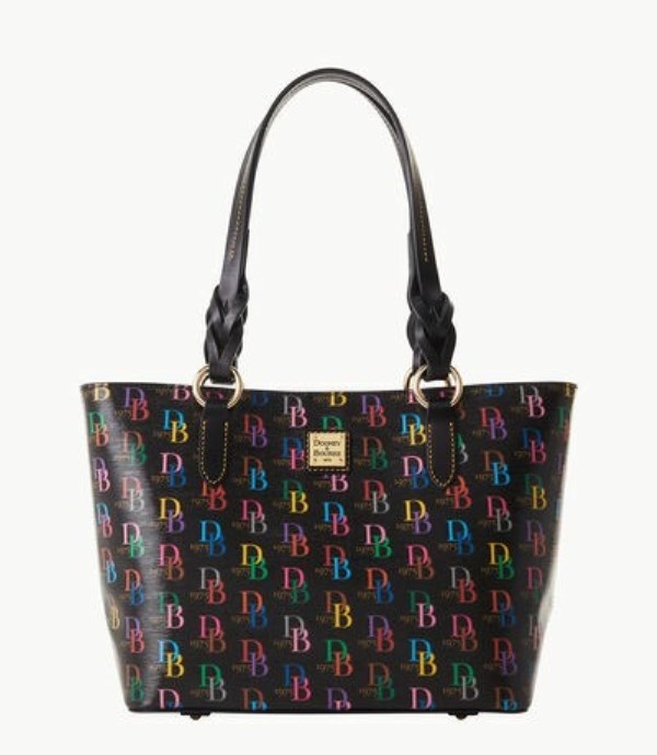 Black Dooney And Bourke DB75 Multi Small Nelly Women\'s Tote Bags | 56DBCEFAH