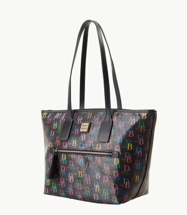 Black Dooney And Bourke DB75 Multi Small Women's Tote Bags | 62UOWIXEF