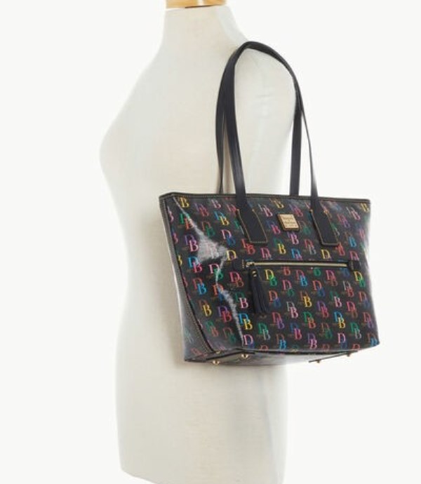 Black Dooney And Bourke DB75 Multi Small Women's Tote Bags | 62UOWIXEF