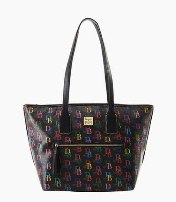 Black Dooney And Bourke DB75 Multi Small Women\'s Tote Bags | 62UOWIXEF