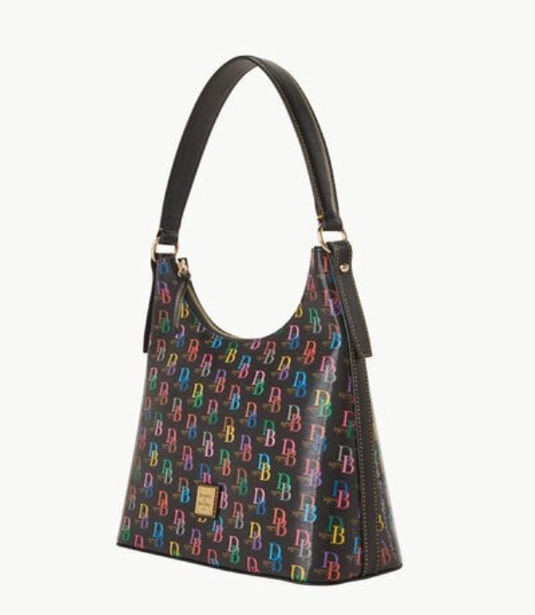 Black Dooney And Bourke DB75 Multi Women's Hobo Bag | 52WFUNPSI