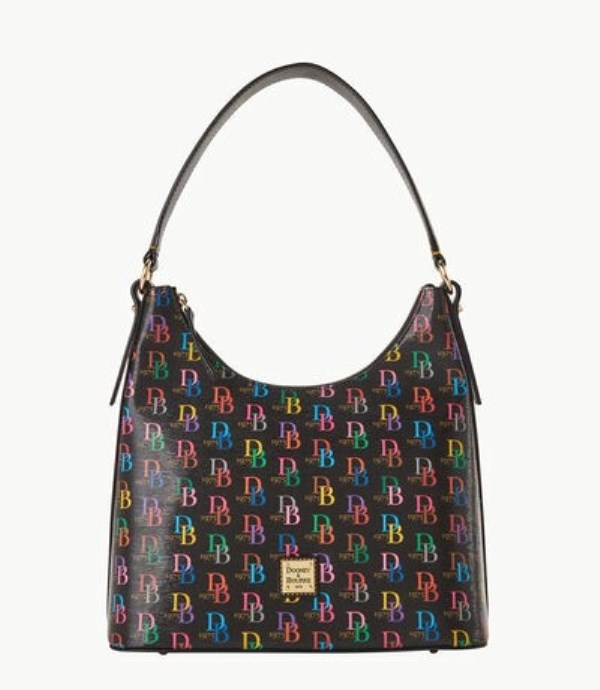 Black Dooney And Bourke DB75 Multi Women\'s Hobo Bag | 52WFUNPSI