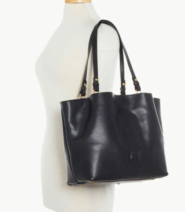 Black Dooney And Bourke Florentine Flynn Women's Tote Bags | 57NPFHMUS