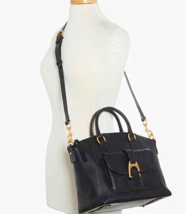 Black Dooney And Bourke Florentine Naomi Women's Satchel Bags | 36OCBJYFE