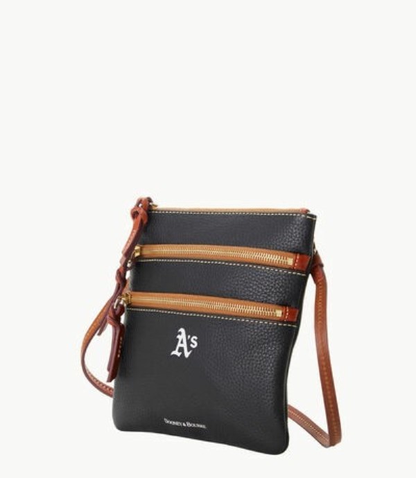 Black Dooney And Bourke MLB Athletics Women's Crossbody Bags | 06QMVYTLC