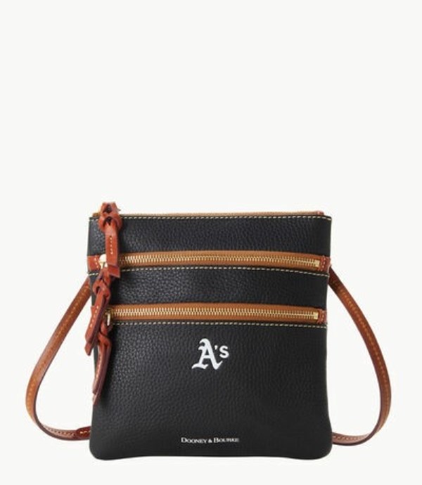 Black Dooney And Bourke MLB Athletics Women\'s Crossbody Bags | 06QMVYTLC