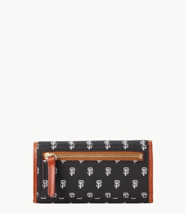 Black Dooney And Bourke MLB Giants Continental Women's Clutch Bag | 09GZQNIEY