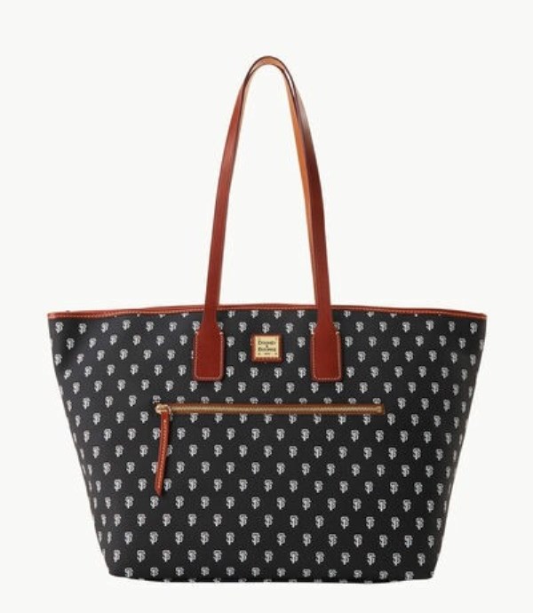 Black Dooney And Bourke MLB Giants Large Women\'s Tote Bags | 96JMYXWZP